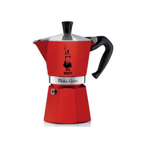 [4941] Cafetiere Moka Express 1 Tasse Rouge