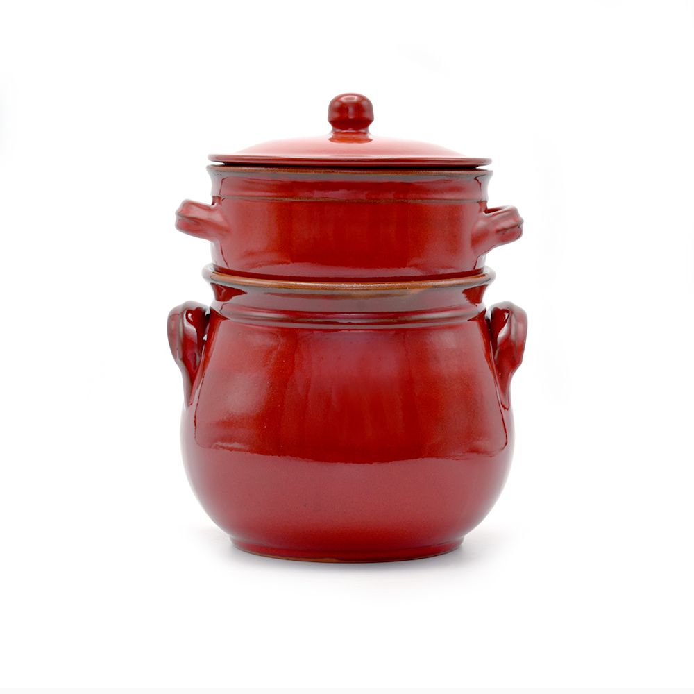 [C10318MOSET] Couscousier 18 Cm Rouge Montalcino