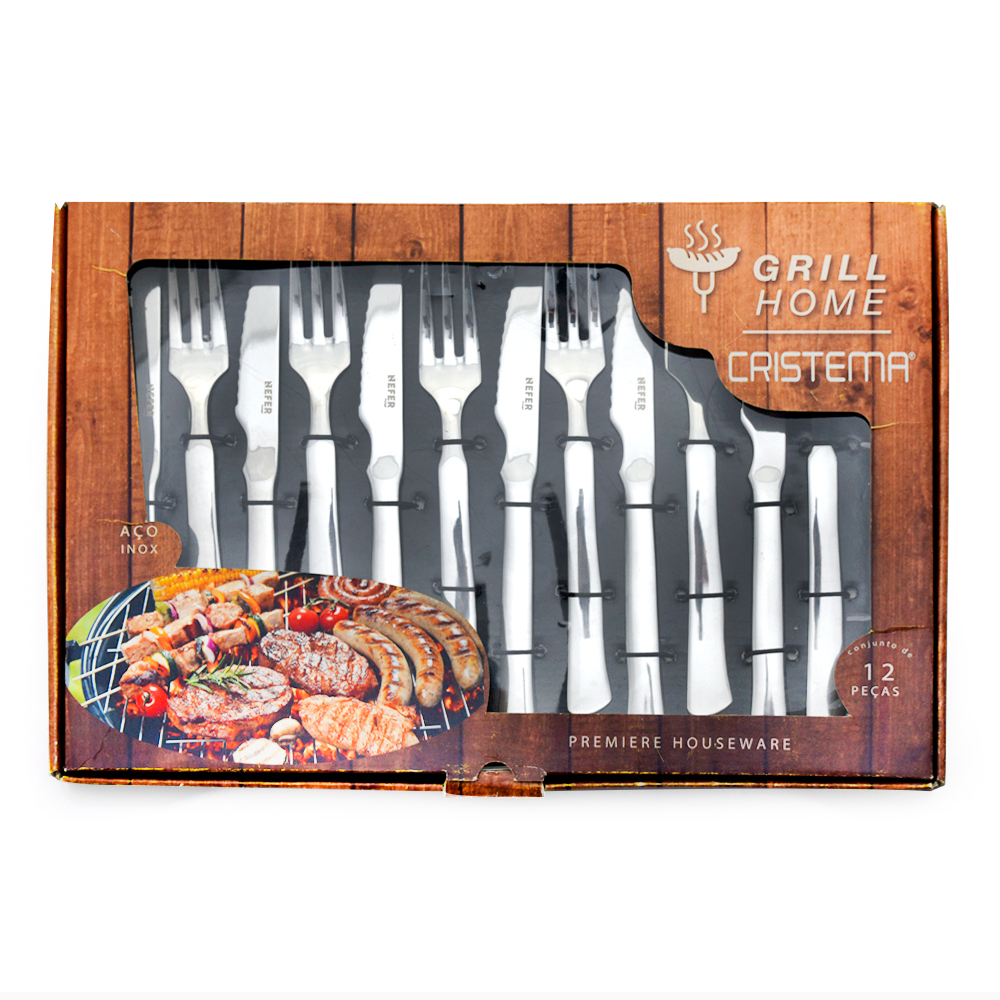 [PCP-1000-12B] Filete Set Barbecue 12 Pieces