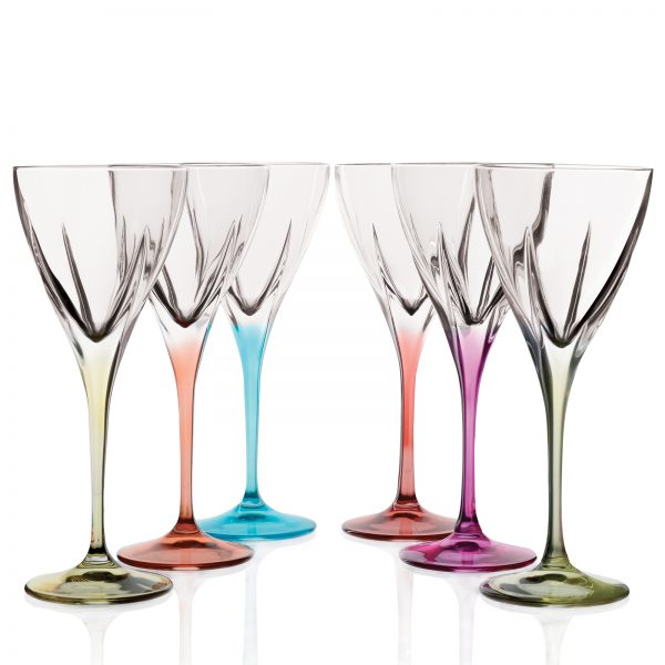 [26014020106] Fusion Verre A Pied Couleur 25 Cl