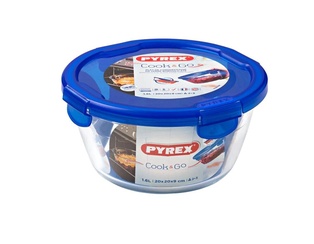 Pyrex Cook & Go Plat Rond 15 Cm Avec Couvercle