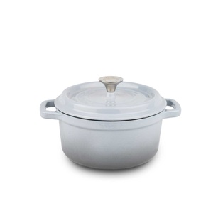 Cocotte Ronde En Fonte 20Cm Grise