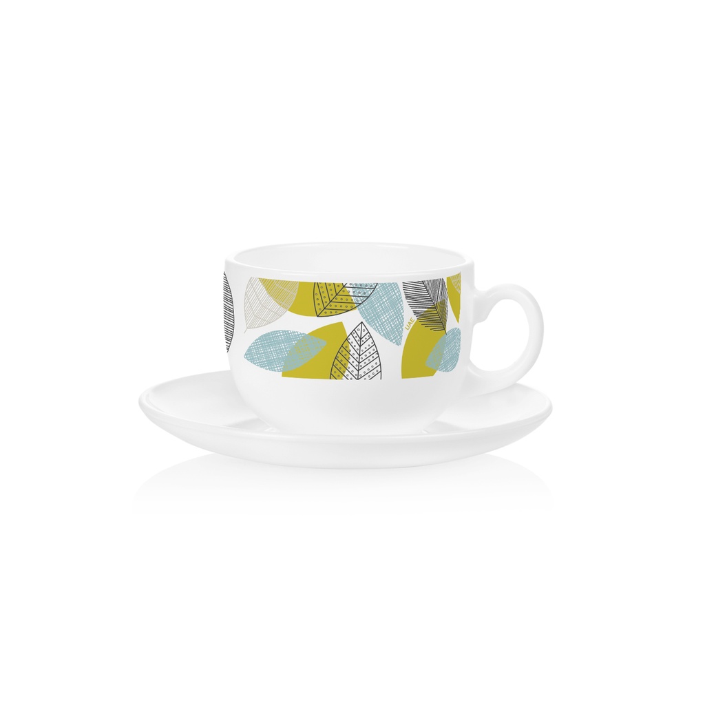 [V3137] Batik Ensemble Tasses Et Sous Tasses 09Cl